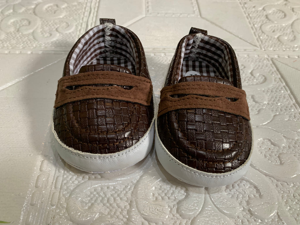 Tiara Baby Brown Leather Shoes – 0–3 Months