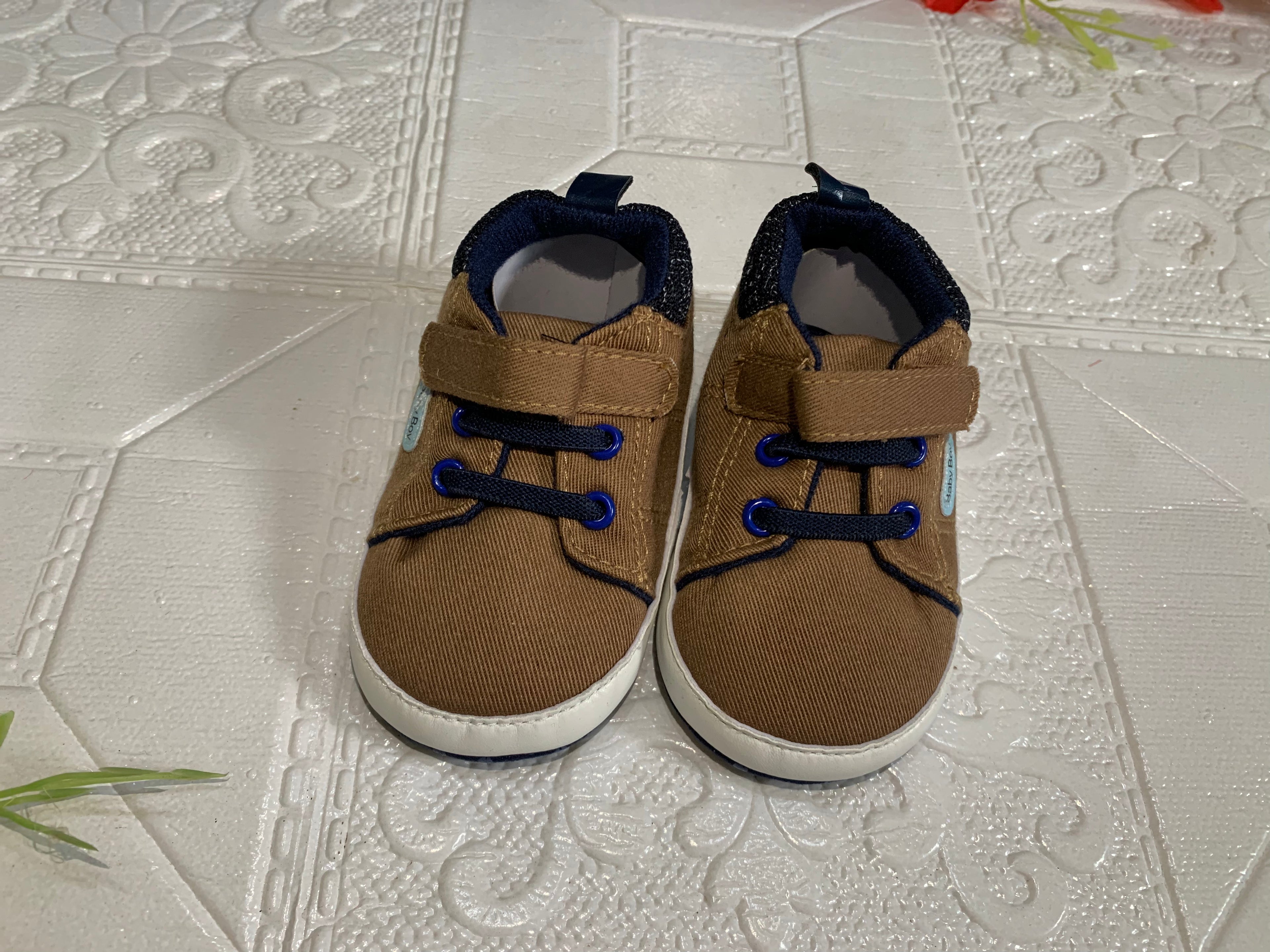 Baby Boy Brown Shoes – 0-6 Months