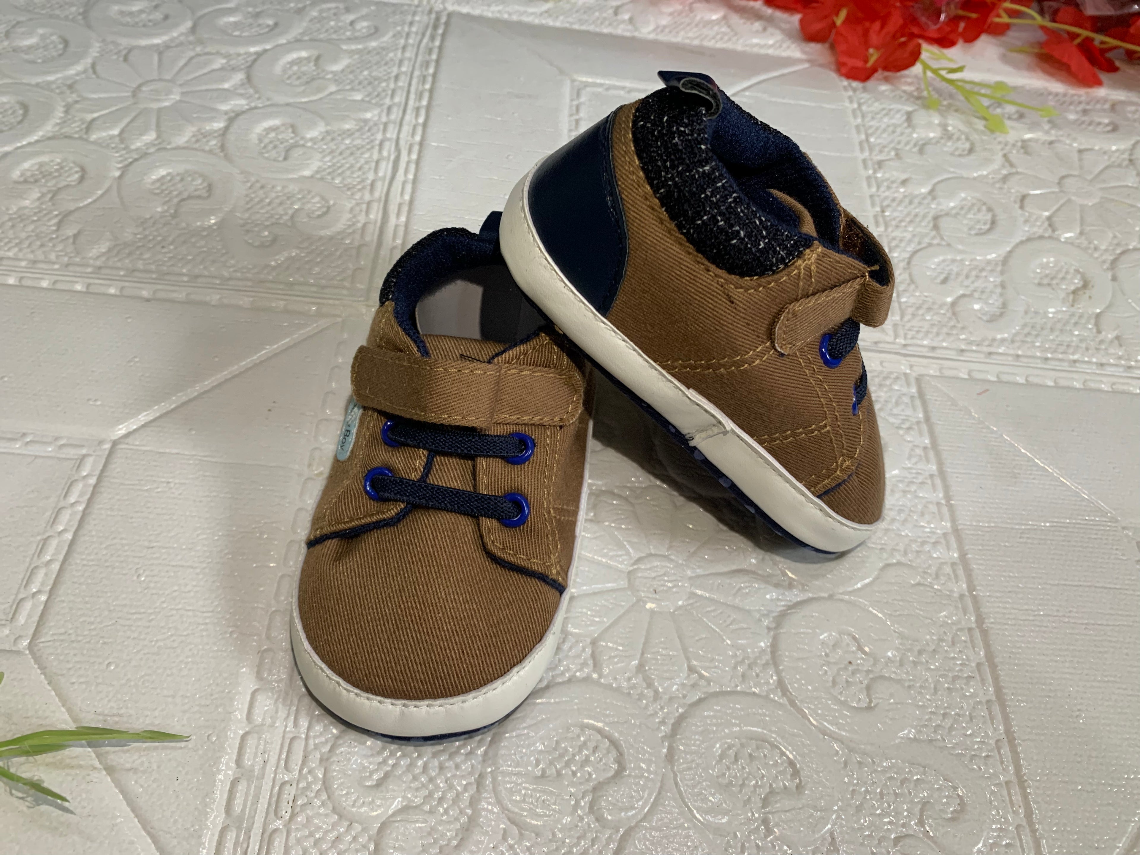 Baby Boy Brown Shoes – 0-6 Months