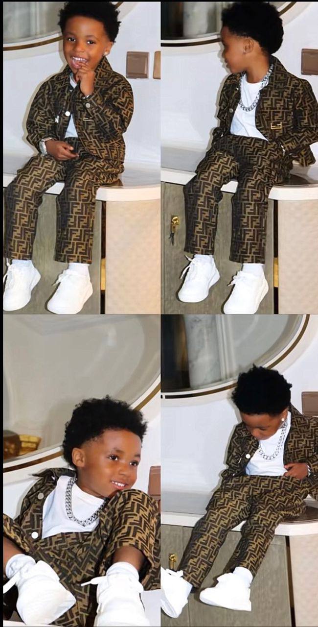 Male Fendi Luxury 2-Piece Set for Kids | 9 Months–5 Years