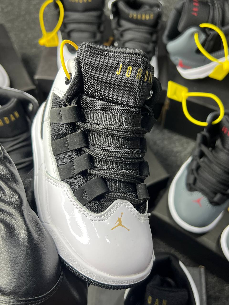 Jordan Kids’ Luxury Sneakers – White | Sizes 26–35