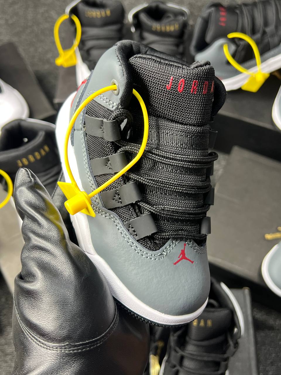 Kids Jordan Grey shoe size 26-35