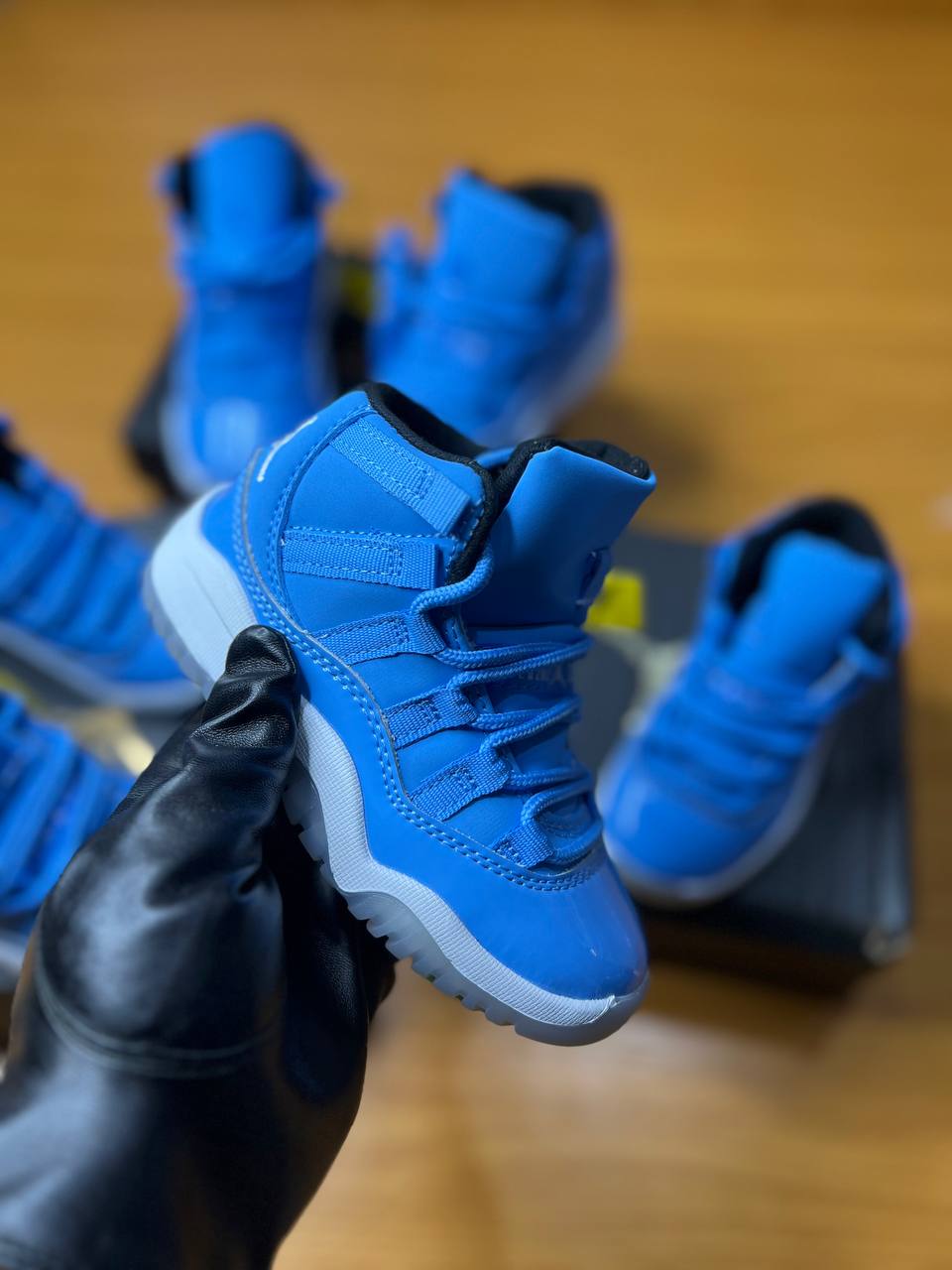 Blue Luxury Sneakers for Boys (Sizes 27–29)