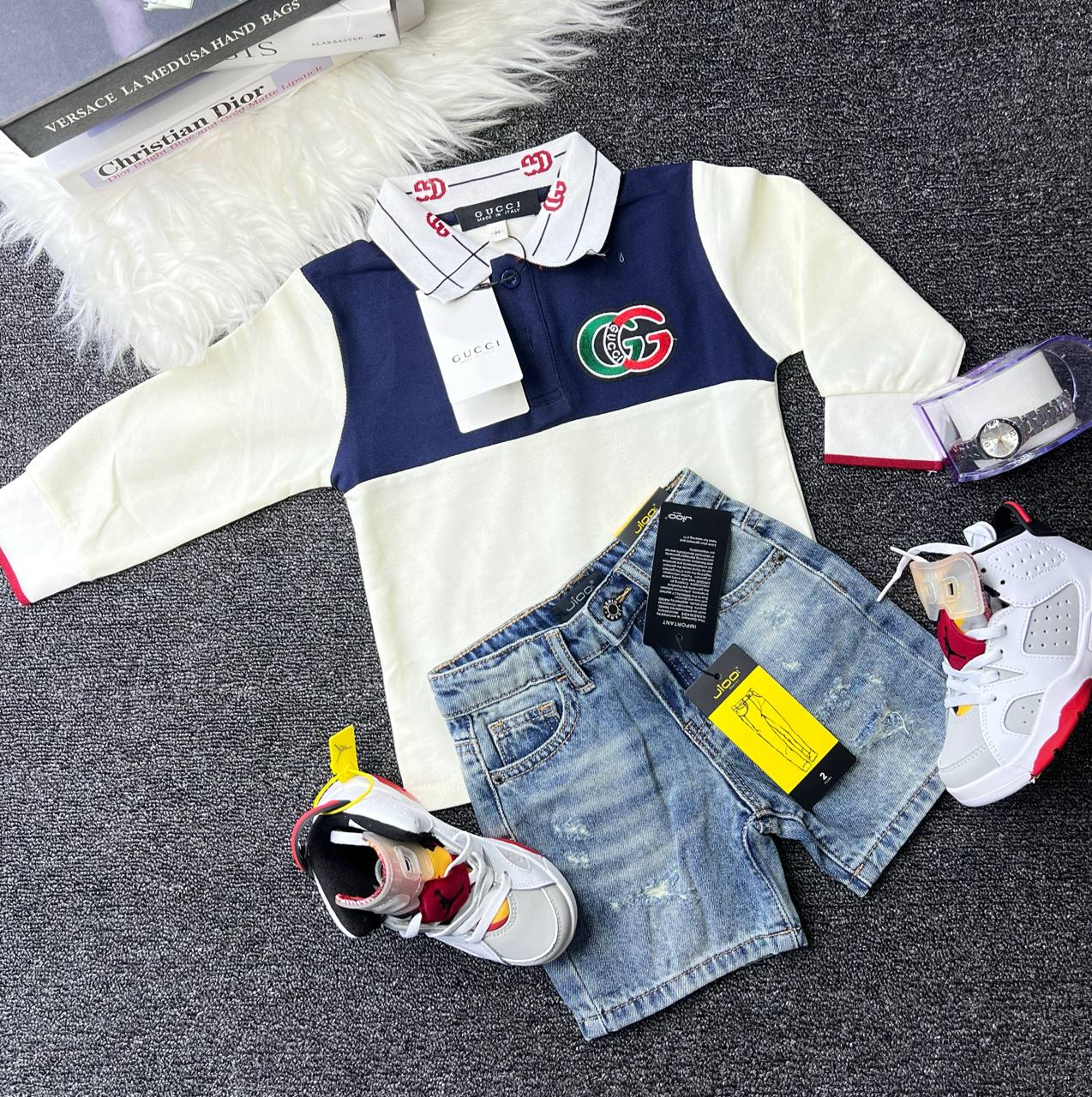 Luxury Polo and short Set for Boys (1–10 Years)
