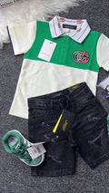 Luxury Polo and Short  Set for Boys (1–10 Years)