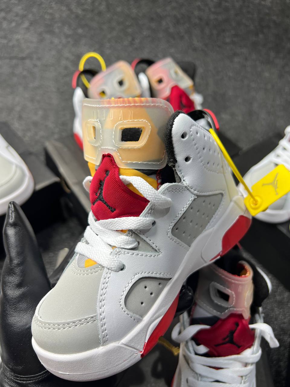 White Jordan Air sizes 26 - 35